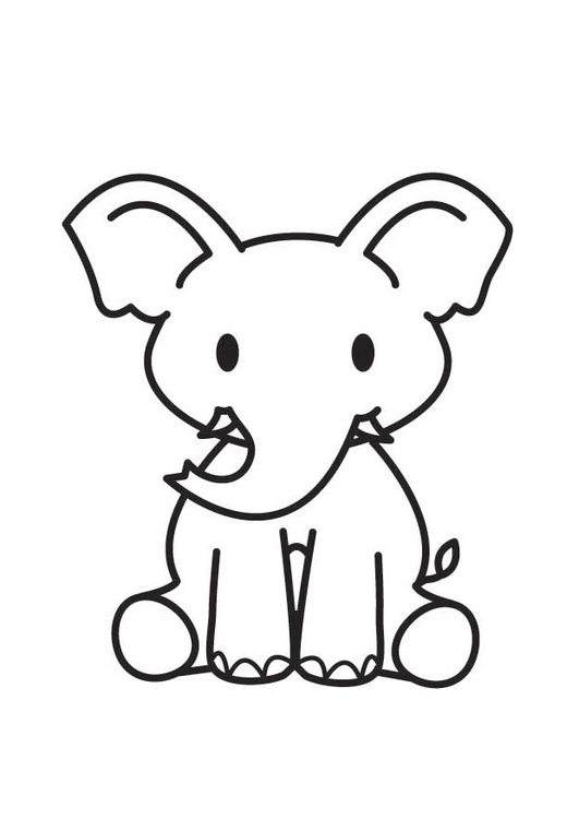 Disegno da colorare: Elefante (Animali) #6493 - Pagine da Colorare Stampabili Gratuite