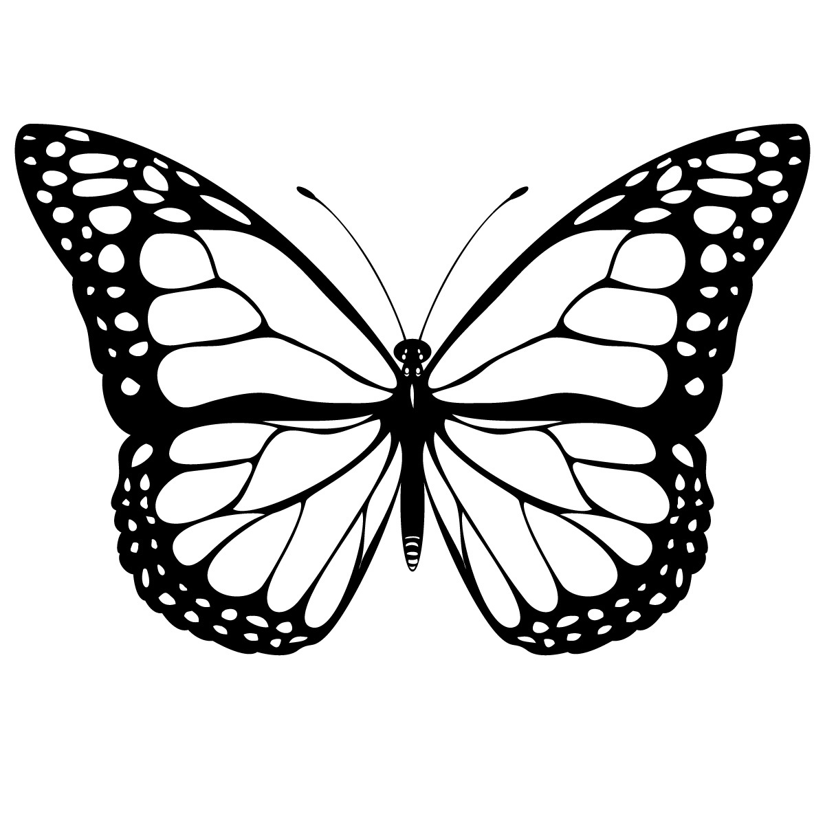 Disegno da colorare: Farfalla (Animali) #15662 - Pagine da Colorare Stampabili Gratuite