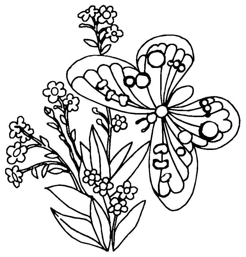 Disegno da colorare: Farfalla (Animali) #15668 - Pagine da Colorare Stampabili Gratuite