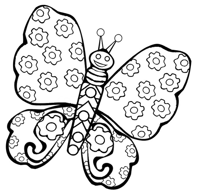 Disegno da colorare: Farfalla (Animali) #15690 - Pagine da Colorare Stampabili Gratuite
