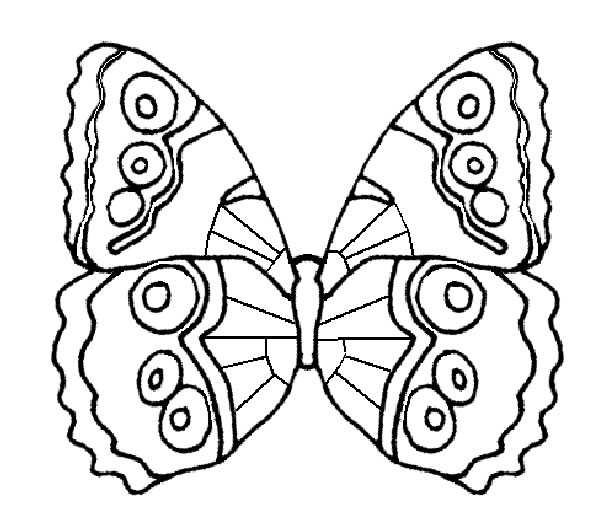 Disegno da colorare: Farfalla (Animali) #15691 - Pagine da Colorare Stampabili Gratuite