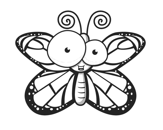 Disegno da colorare: Farfalla (Animali) #15739 - Pagine da Colorare Stampabili Gratuite