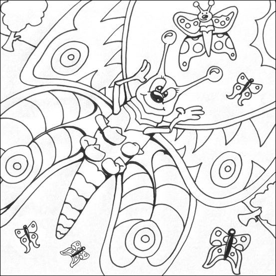 Disegno da colorare: Farfalla (Animali) #15765 - Pagine da Colorare Stampabili Gratuite