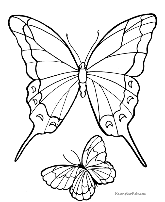 Disegno da colorare: Farfalla (Animali) #15797 - Pagine da Colorare Stampabili Gratuite