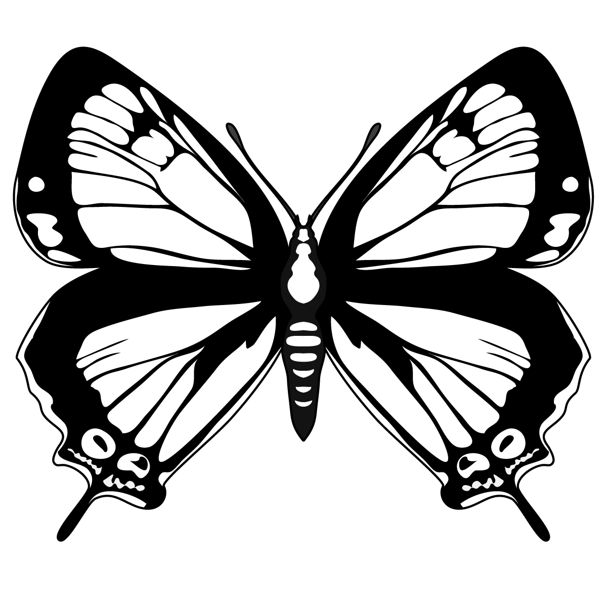 Disegno da colorare: Farfalla (Animali) #15827 - Pagine da Colorare Stampabili Gratuite
