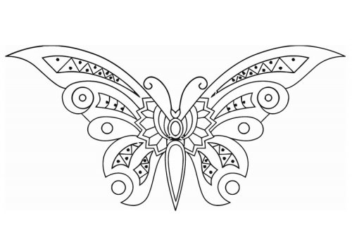 Disegno da colorare: Farfalla (Animali) #15851 - Pagine da Colorare Stampabili Gratuite