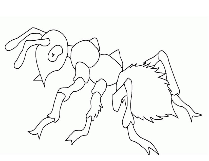Disegno da colorare: Formica (Animali) #6980 - Pagine da Colorare Stampabili Gratuite