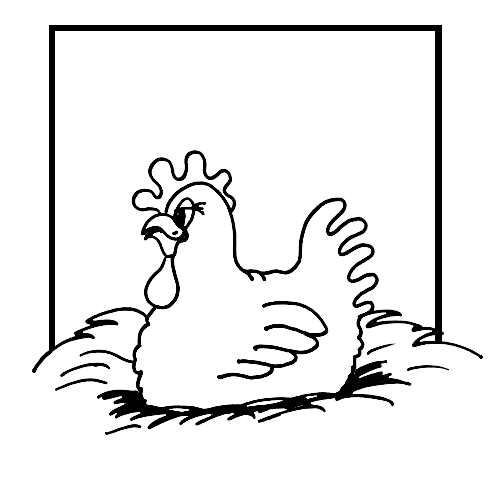 Disegno da colorare: Gallina (Animali) #17501 - Pagine da Colorare Stampabili Gratuite