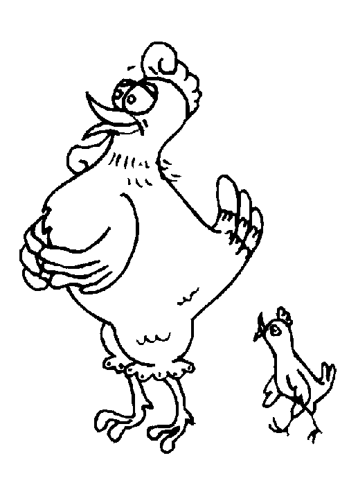 Disegno da colorare: Gallina (Animali) #17520 - Pagine da Colorare Stampabili Gratuite