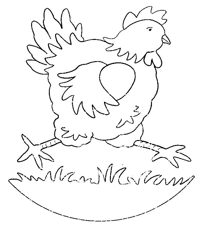 Disegno da colorare: Gallina (Animali) #17528 - Pagine da Colorare Stampabili Gratuite