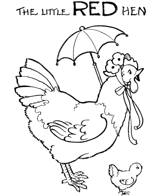 Disegno da colorare: Gallina (Animali) #17559 - Pagine da Colorare Stampabili Gratuite