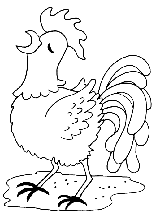 Disegno da colorare: Gallina (Animali) #17560 - Pagine da Colorare Stampabili Gratuite