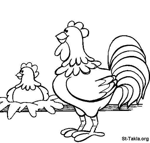 Disegno da colorare: Gallina (Animali) #17615 - Pagine da Colorare Stampabili Gratuite