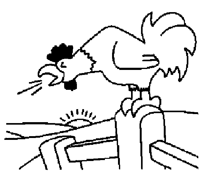 Disegno da colorare: Gallo (Animali) #4095 - Pagine da Colorare Stampabili Gratuite