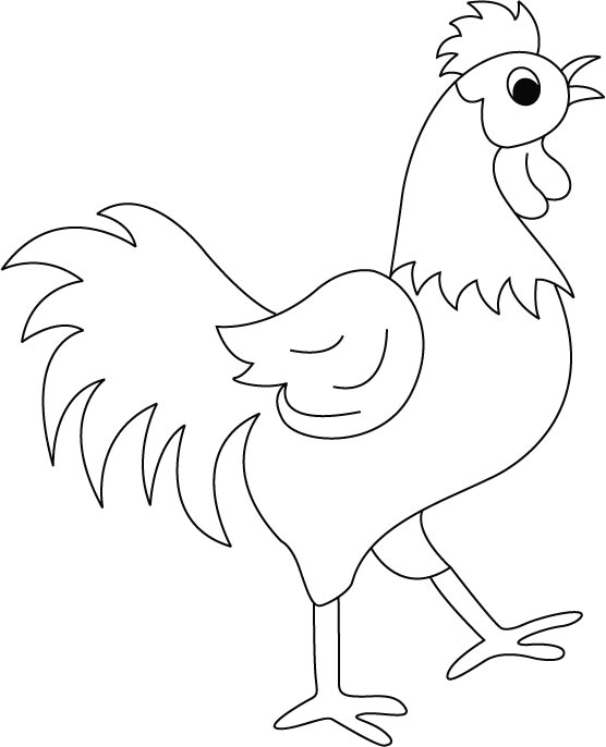 Disegno da colorare: Gallo (Animali) #4108 - Pagine da Colorare Stampabili Gratuite