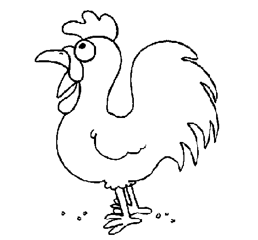 Disegno da colorare: Gallo (Animali) #4134 - Pagine da Colorare Stampabili Gratuite