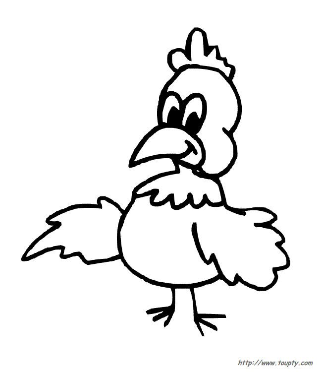 Disegno da colorare: Gallo (Animali) #4152 - Pagine da Colorare Stampabili Gratuite