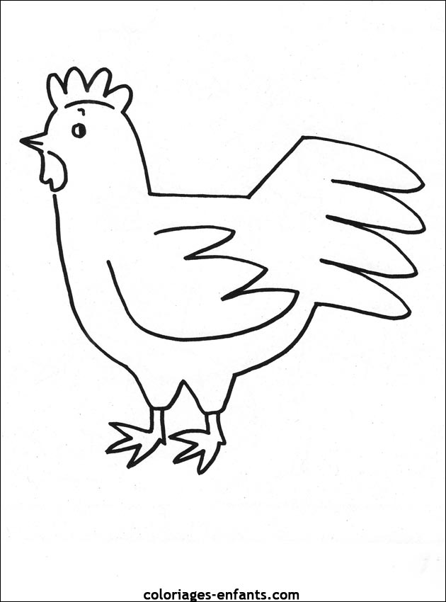 Disegno da colorare: Gallo (Animali) #4163 - Pagine da Colorare Stampabili Gratuite