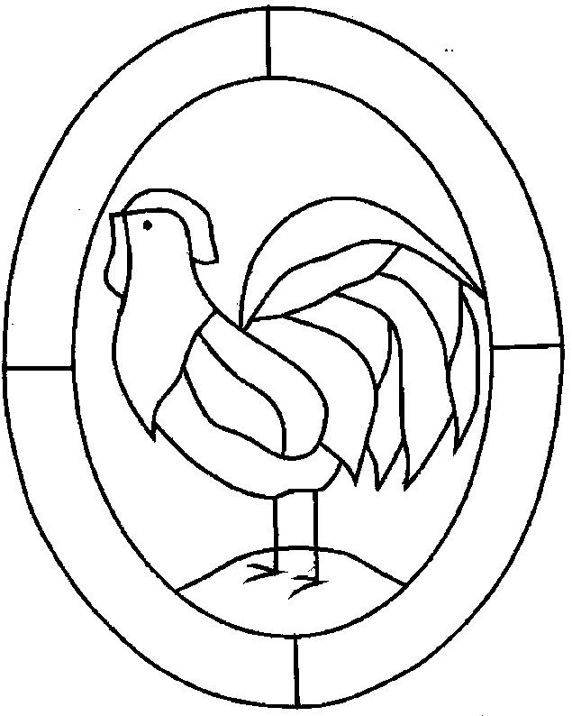 Disegno da colorare: Gallo (Animali) #4180 - Pagine da Colorare Stampabili Gratuite