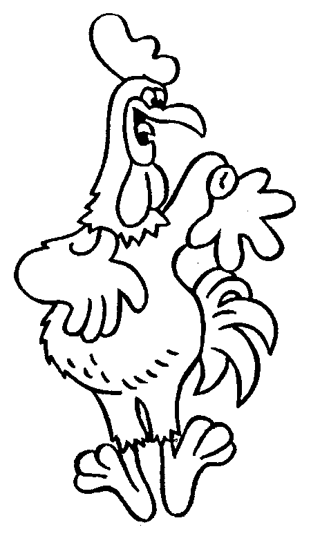 Disegno da colorare: Gallo (Animali) #4190 - Pagine da Colorare Stampabili Gratuite