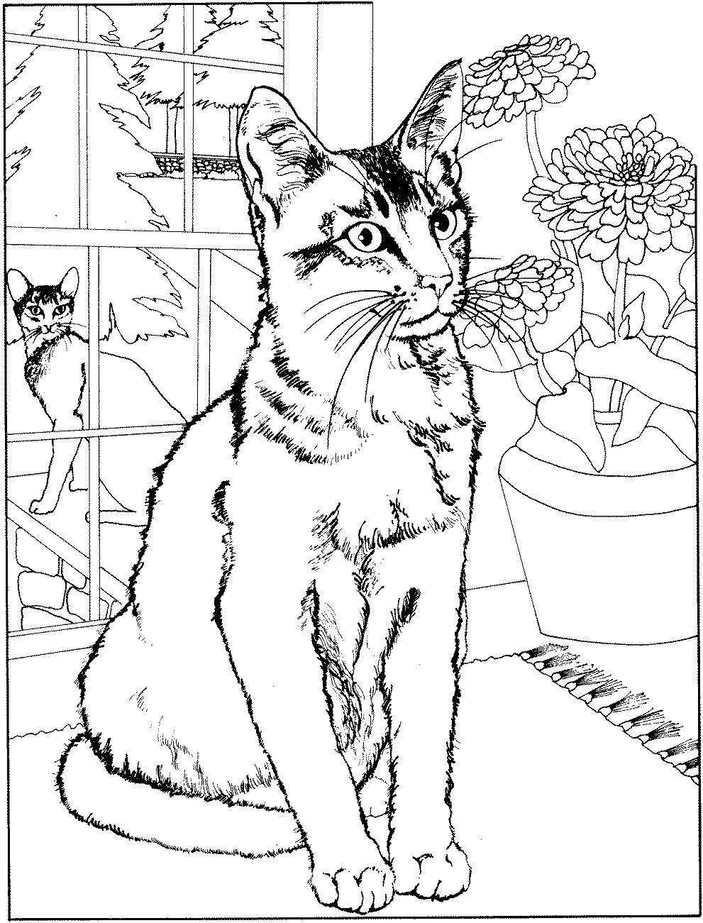 Disegno da colorare: Gattino (Animali) #18039 - Pagine da Colorare Stampabili Gratuite