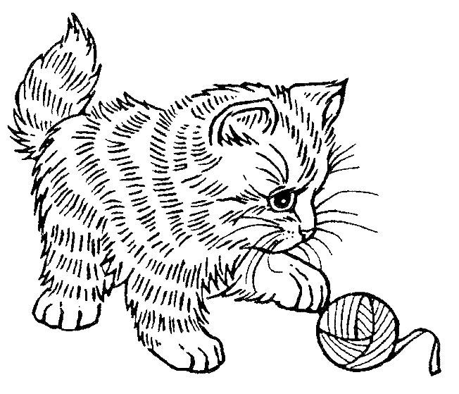 Disegno da colorare: Gattino (Animali) #18086 - Pagine da Colorare Stampabili Gratuite