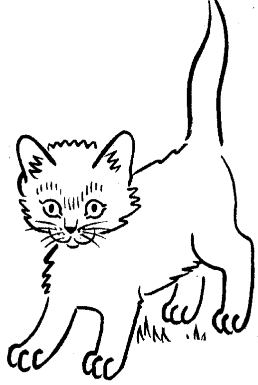 Disegno da colorare: Gattino (Animali) #18123 - Pagine da Colorare Stampabili Gratuite