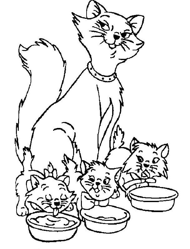 Disegno da colorare: Gattino (Animali) #18184 - Pagine da Colorare Stampabili Gratuite
