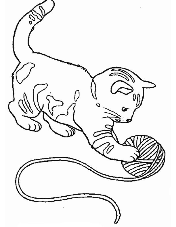 Disegno da colorare: Gatto (Animali) #1768 - Pagine da Colorare Stampabili Gratuite