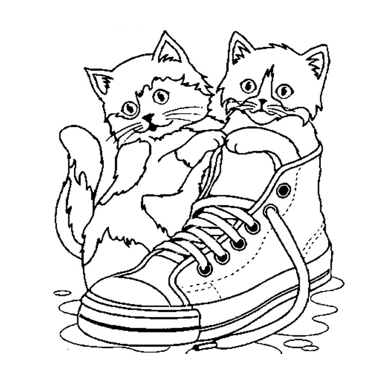 Disegno da colorare: Gatto (Animali) #1779 - Pagine da Colorare Stampabili Gratuite