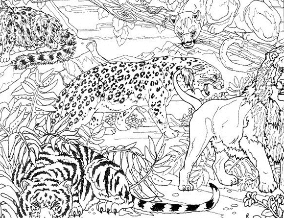 Disegno da colorare: Ghepardo (Animali) #7885 - Pagine da Colorare Stampabili Gratuite