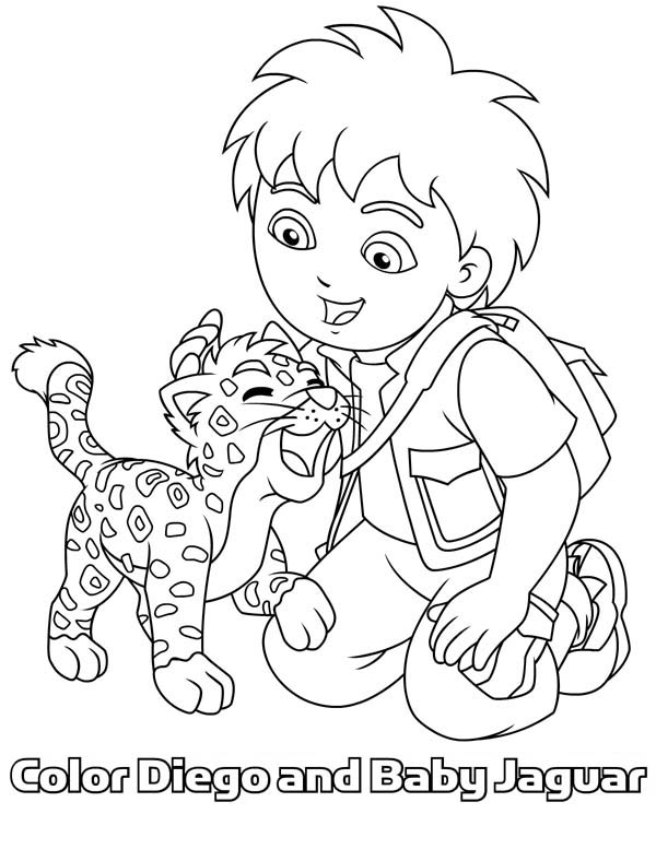 Disegno da colorare: Giaguaro (Animali) #9043 - Pagine da Colorare Stampabili Gratuite