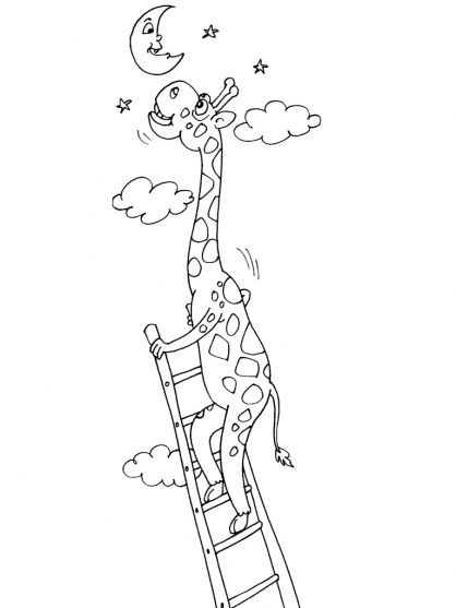 Disegno da colorare: Giraffa (Animali) #7251 - Pagine da Colorare Stampabili Gratuite