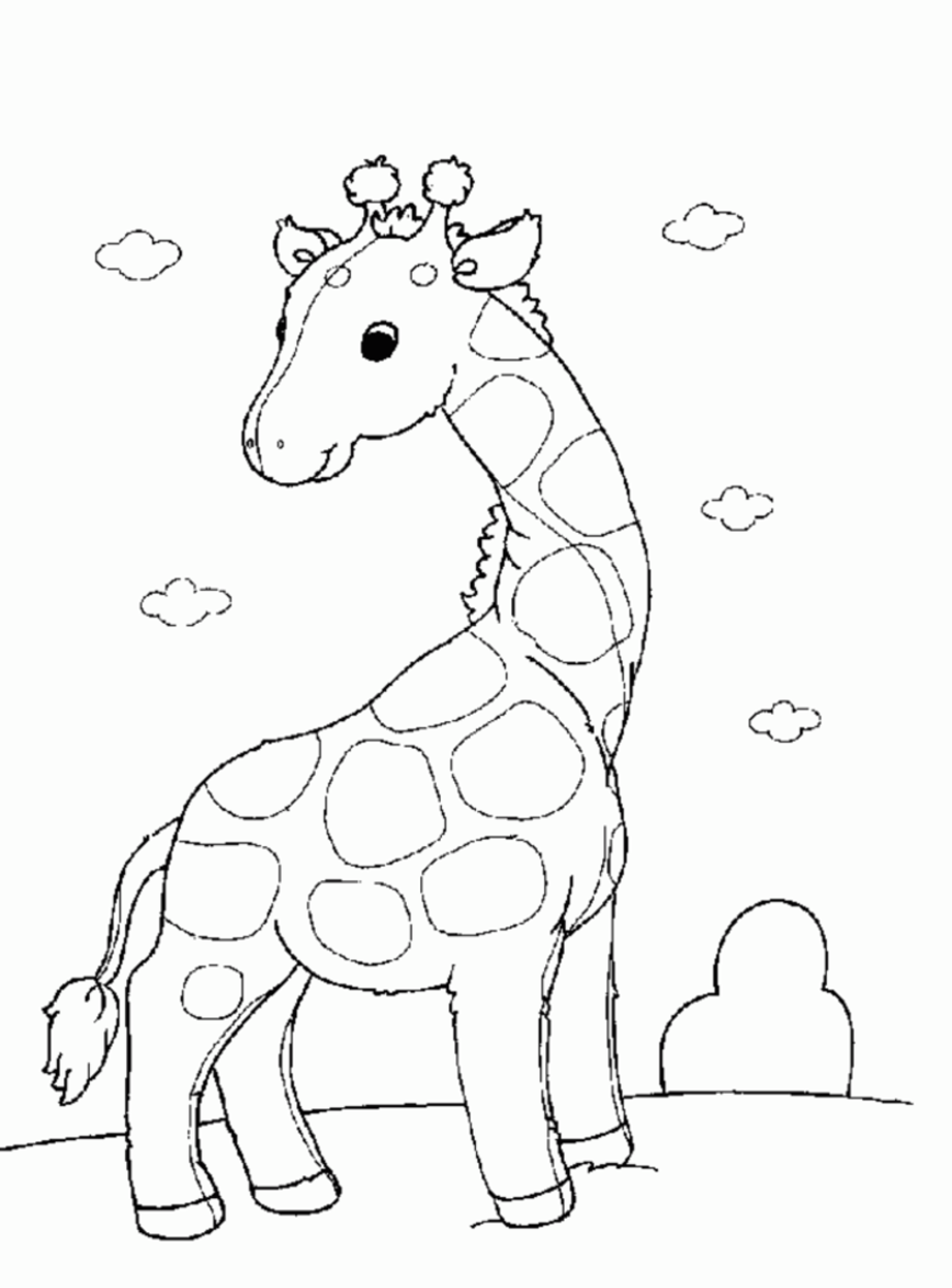 Disegno da colorare: Giraffa (Animali) #7253 - Pagine da Colorare Stampabili Gratuite