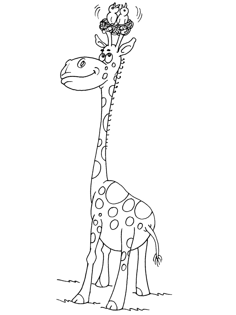 Disegno da colorare: Giraffa (Animali) #7284 - Pagine da Colorare Stampabili Gratuite