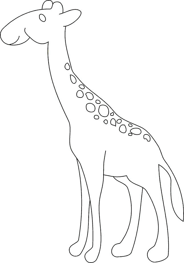 Disegno da colorare: Giraffa (Animali) #7293 - Pagine da Colorare Stampabili Gratuite