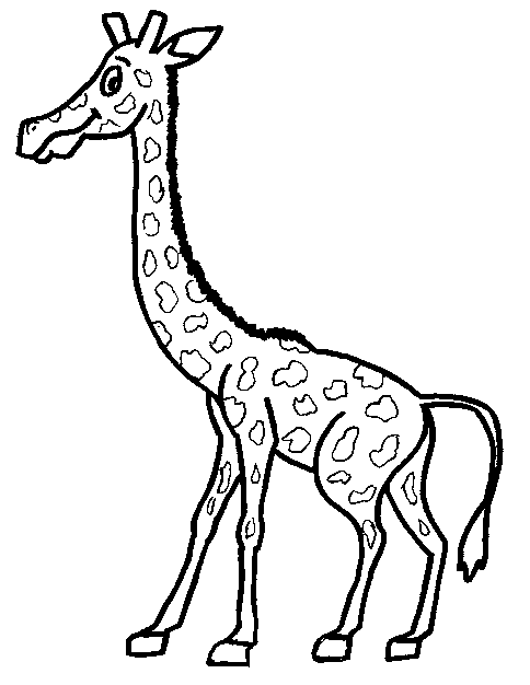 Disegno da colorare: Giraffa (Animali) #7294 - Pagine da Colorare Stampabili Gratuite
