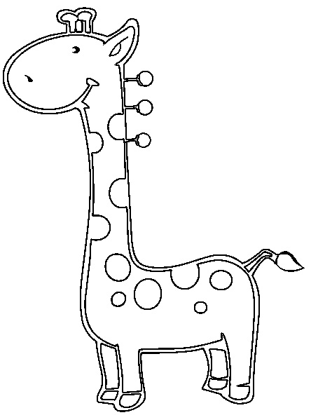 Disegno da colorare: Giraffa (Animali) #7298 - Pagine da Colorare Stampabili Gratuite