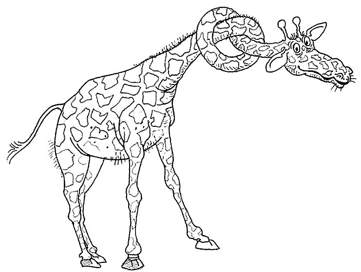 Disegno da colorare: Giraffa (Animali) #7301 - Pagine da Colorare Stampabili Gratuite