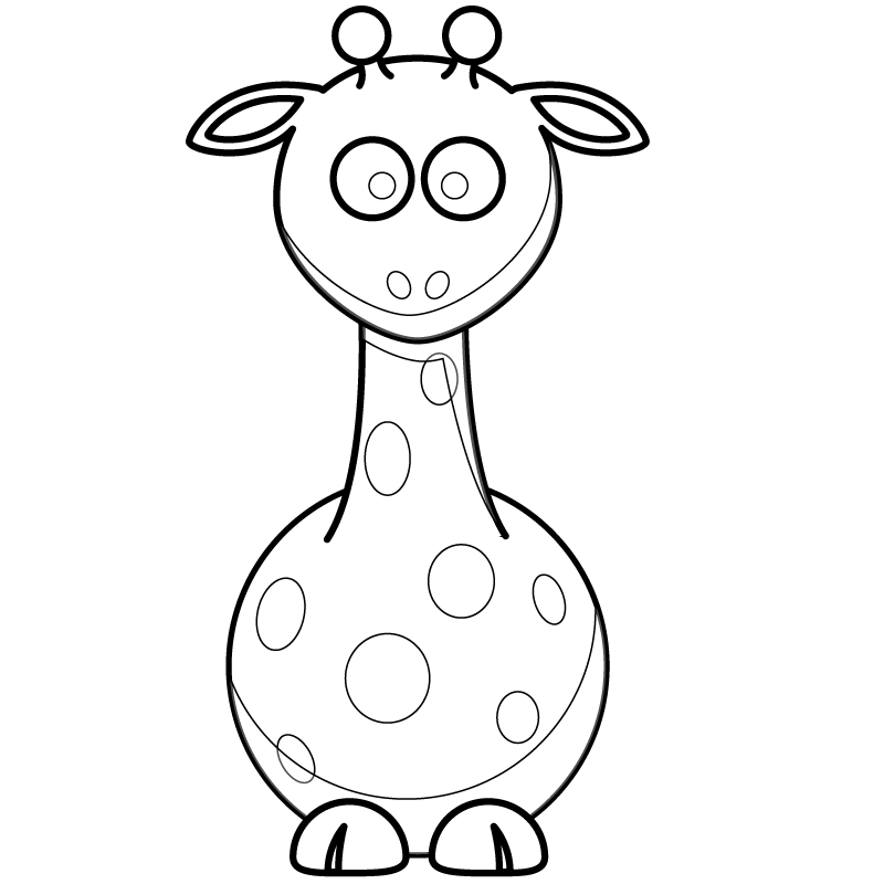Disegno da colorare: Giraffa (Animali) #7306 - Pagine da Colorare Stampabili Gratuite