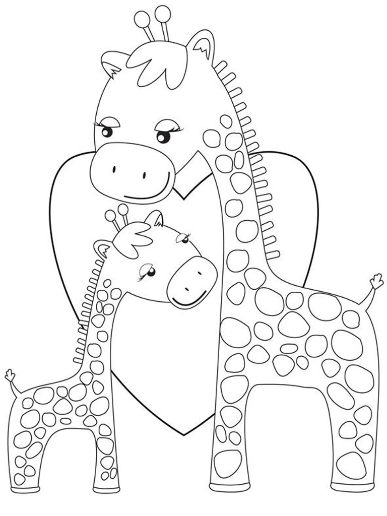 Disegno da colorare: Giraffa (Animali) #7309 - Pagine da Colorare Stampabili Gratuite