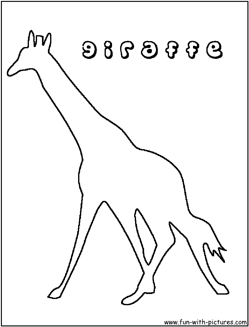 Disegno da colorare: Giraffa (Animali) #7319 - Pagine da Colorare Stampabili Gratuite