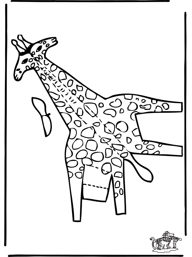 Disegno da colorare: Giraffa (Animali) #7320 - Pagine da Colorare Stampabili Gratuite