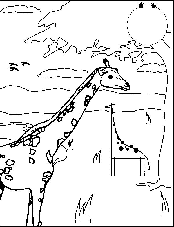 Disegno da colorare: Giraffa (Animali) #7322 - Pagine da Colorare Stampabili Gratuite