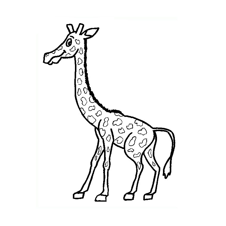 Disegno da colorare: Giraffa (Animali) #7324 - Pagine da Colorare Stampabili Gratuite