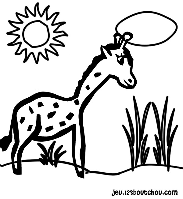 Disegno da colorare: Giraffa (Animali) #7339 - Pagine da Colorare Stampabili Gratuite