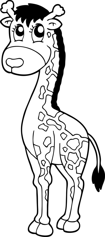 Disegno da colorare: Giraffa (Animali) #7346 - Pagine da Colorare Stampabili Gratuite