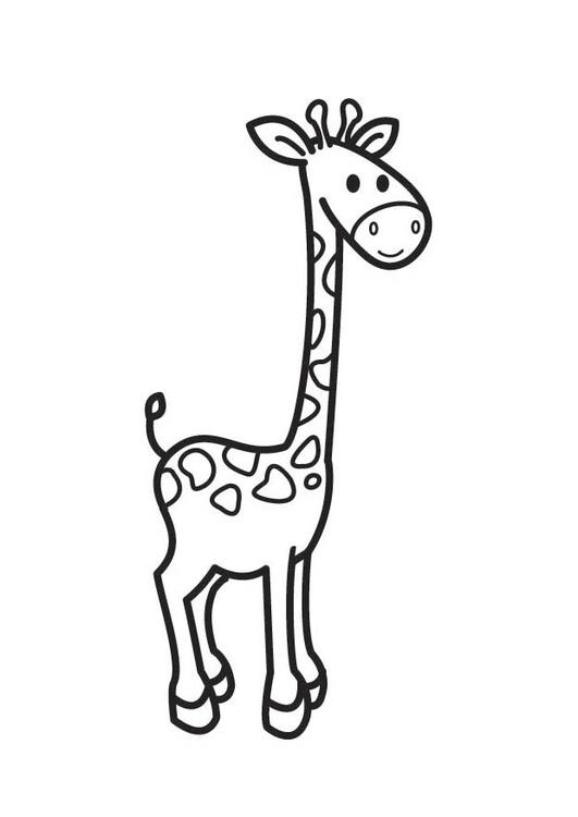 Disegno da colorare: Giraffa (Animali) #7357 - Pagine da Colorare Stampabili Gratuite