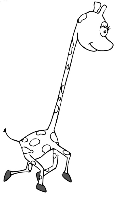 Disegno da colorare: Giraffa (Animali) #7364 - Pagine da Colorare Stampabili Gratuite