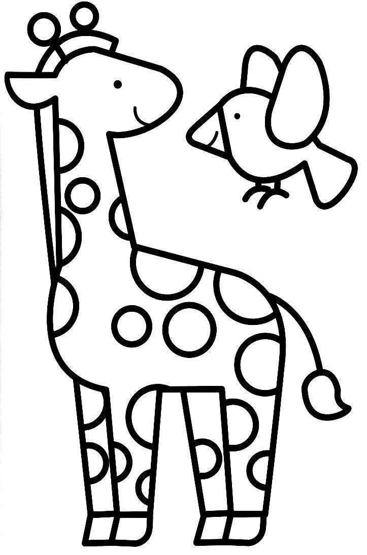 Disegno da colorare: Giraffa (Animali) #7374 - Pagine da Colorare Stampabili Gratuite